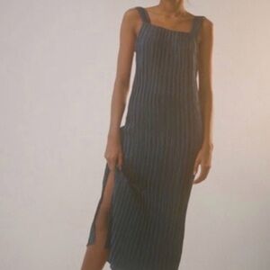 Paloma Wool Elegant Striped Blue Dress